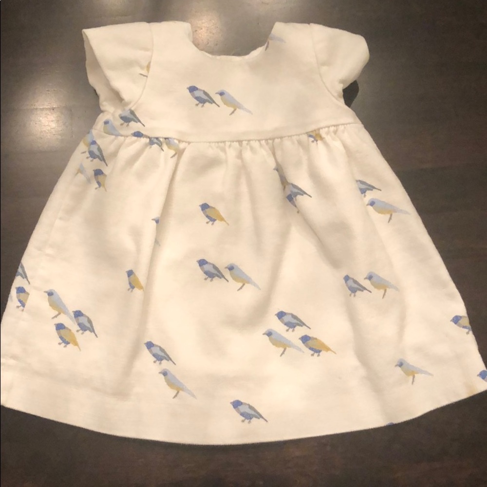 Stunning Zara Baby Girl Blue Bird Dress